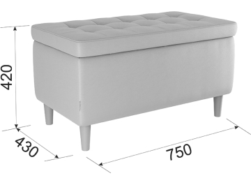 Банкетка Чарли 2