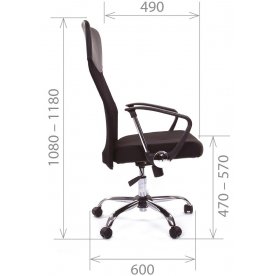 Компьютерное кресло 610 черное 15-21