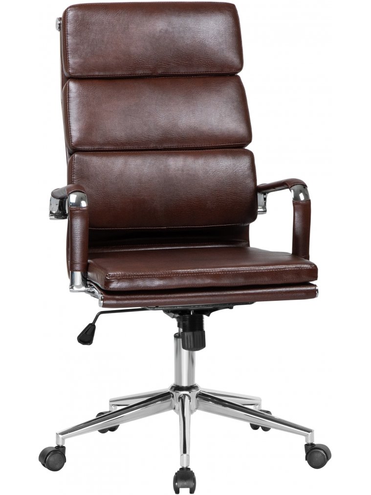 Компьютерное кресло Arnold коричневое / хром
