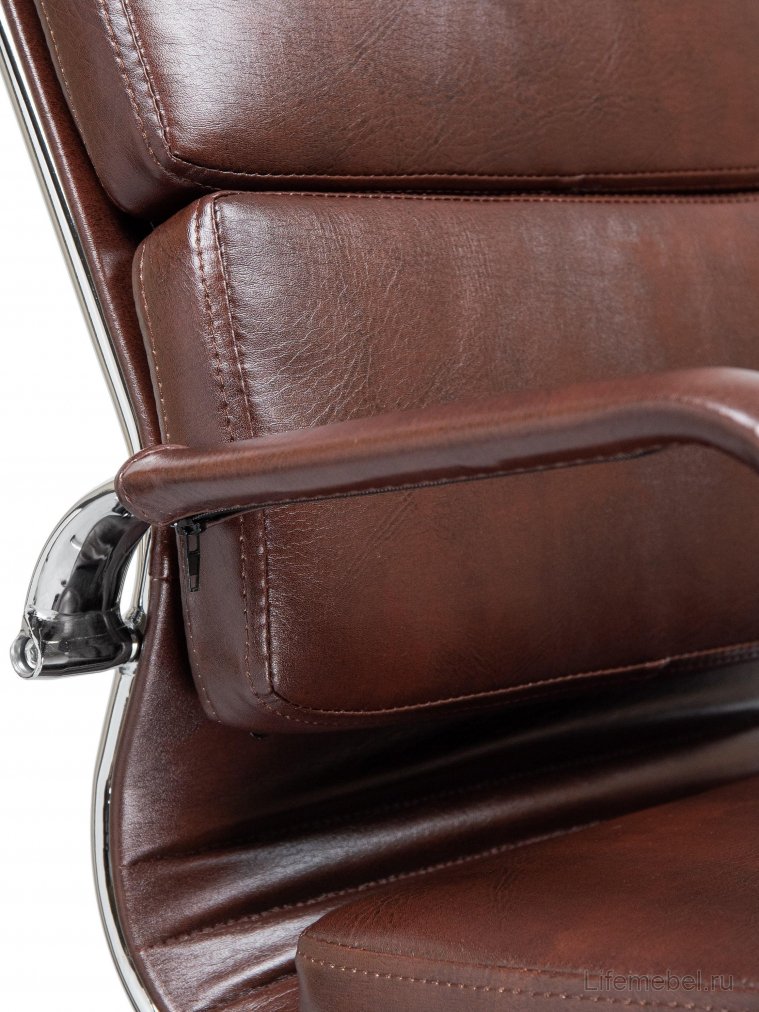 Компьютерное кресло Arnold коричневое / хром