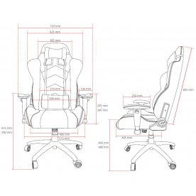 Компьютерное кресло Arozzi Inizio Fabric - blue