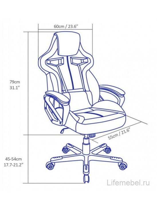 Компьютерное кресло Arozzi Milano red