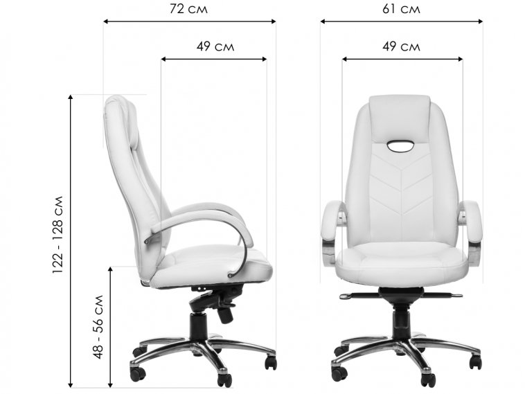 Компьютерное кресло Аура коричневое