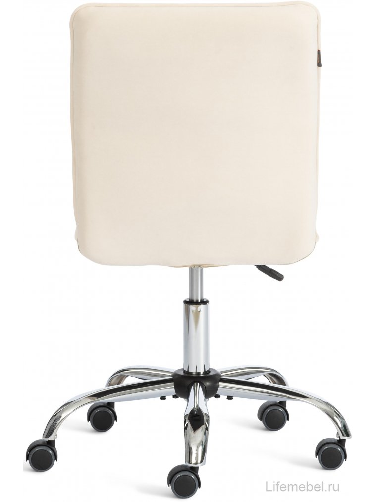 Компьютерное кресло Azura флок молочный 4