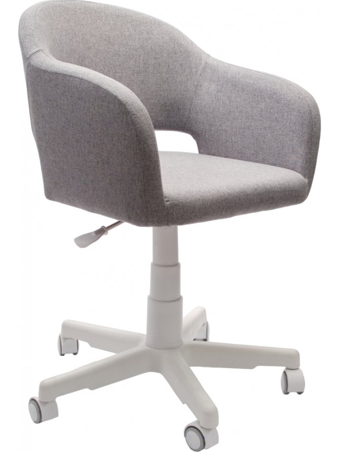 Компьютерное кресло Бабби белый / серый
