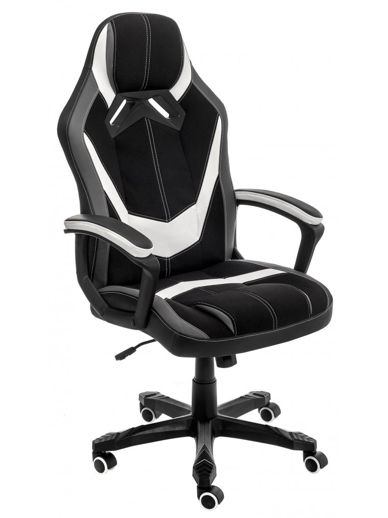 Компьютерное кресло Bens серое / черное / белое