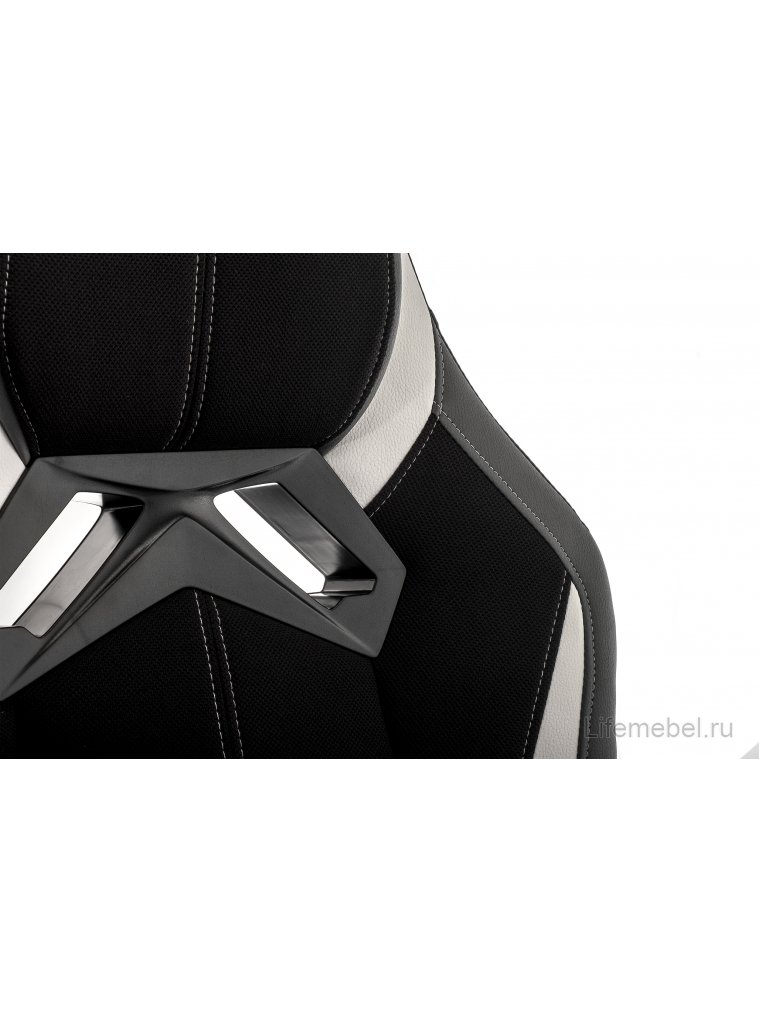 Компьютерное кресло Bens серое / черное / белое