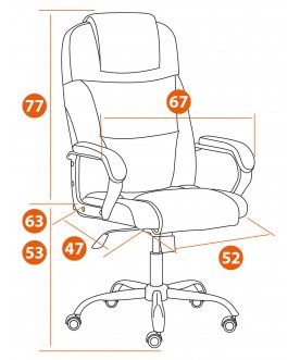 Компьютерное кресло Bergamo/Бергамо