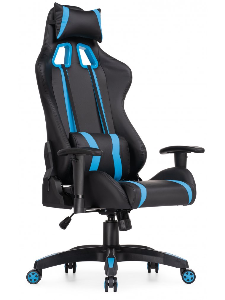 Компьютерное кресло Blok light blue / black