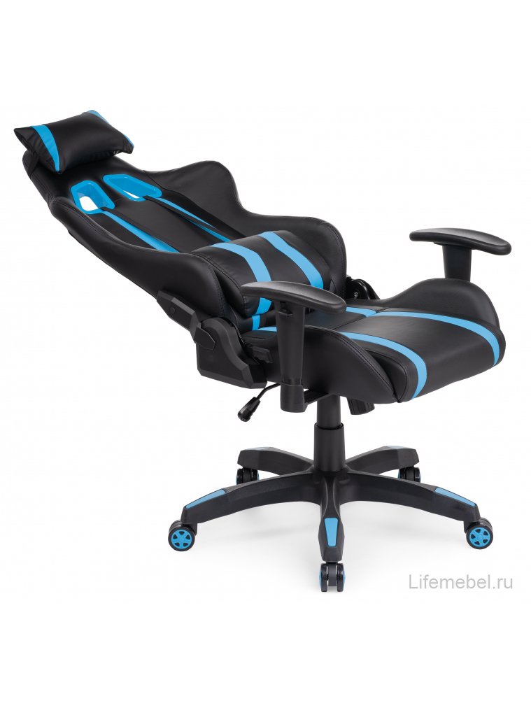 Компьютерное кресло Blok light blue / black