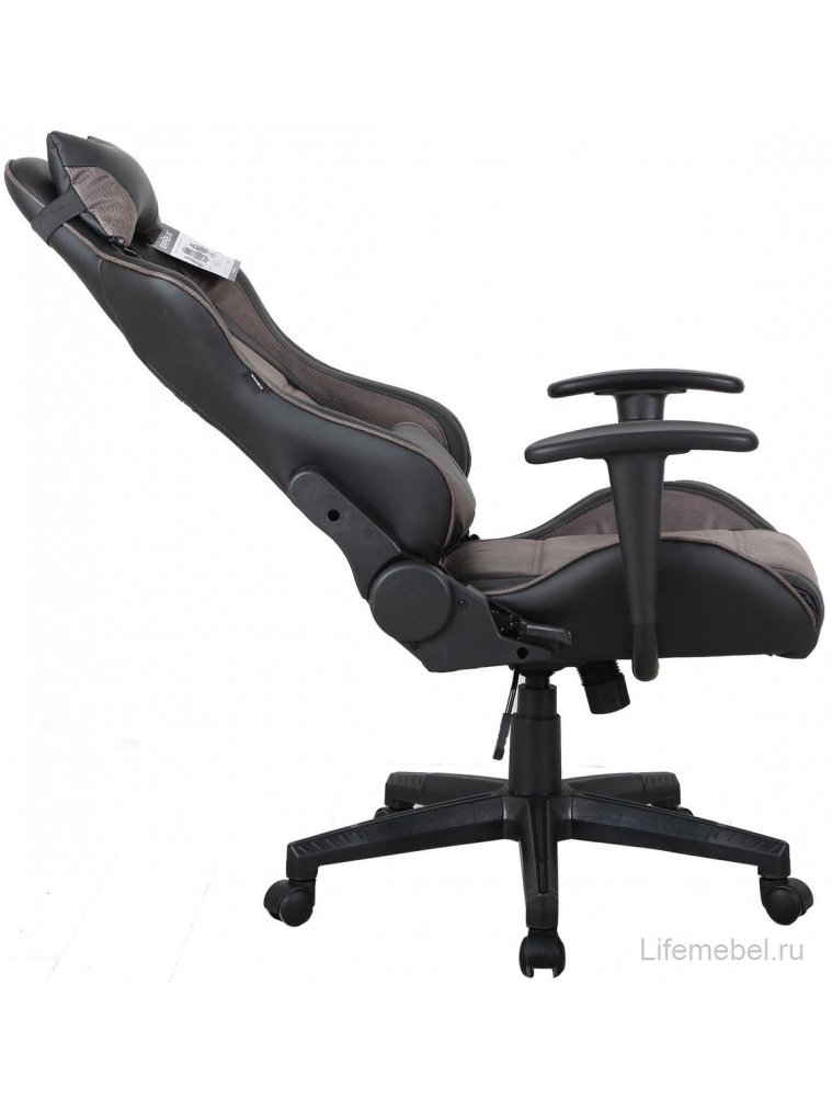 Компьютерное кресло Brabix GT Racer GM-100 черное / коричневое