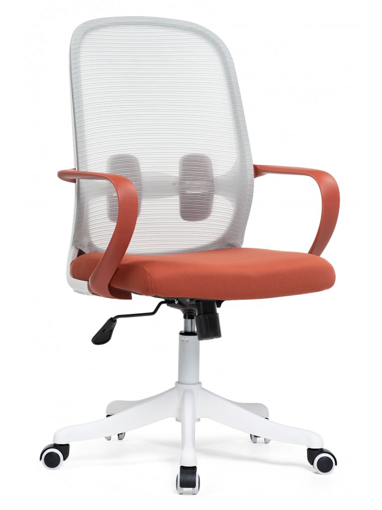 Компьютерное кресло Bust gray / red / white