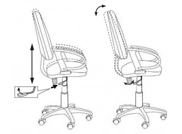 Компьютерное кресло Бюрократ CH-1300/T-15-21