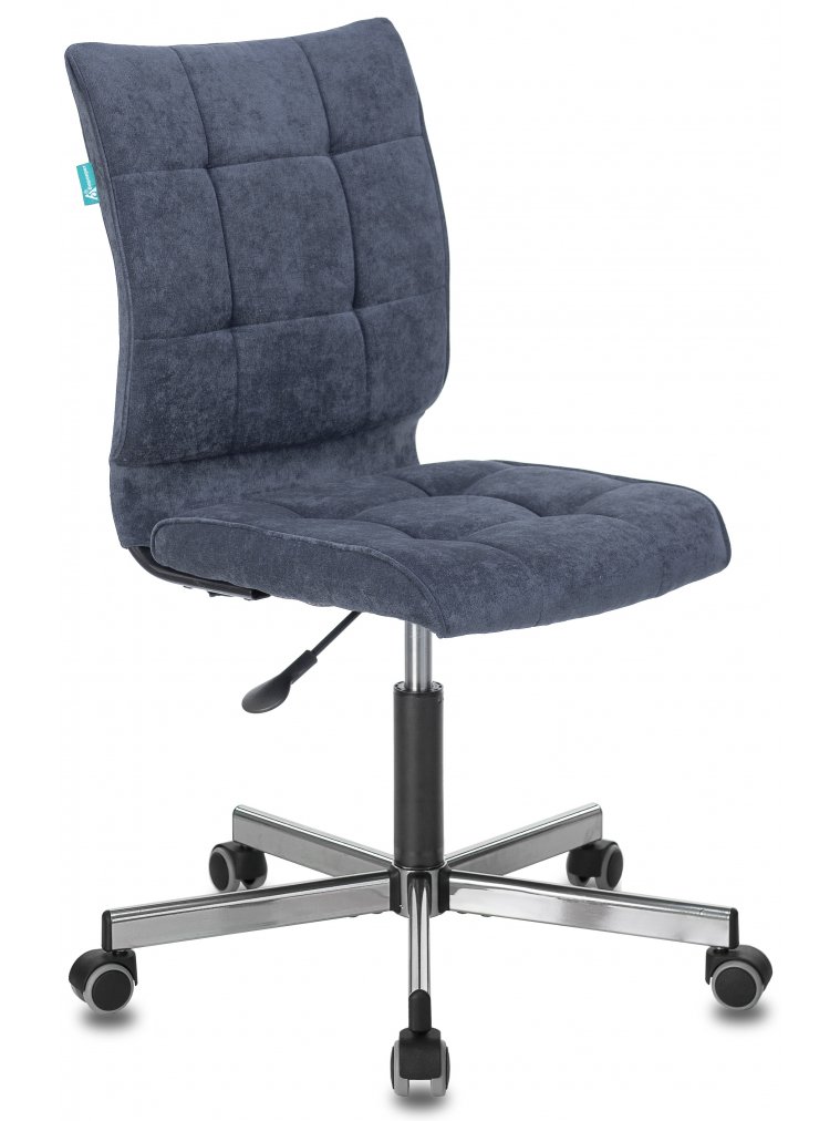 Компьютерное кресло Бюрократ CH-330M LT-27 без подлокотников темно-синее