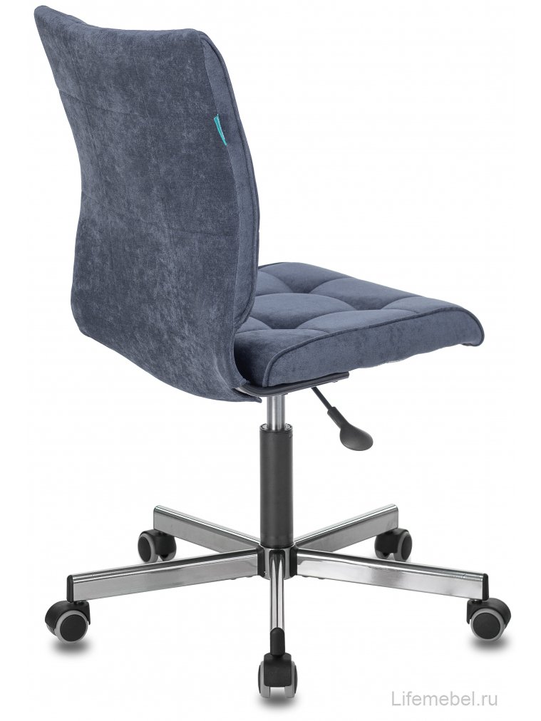 Компьютерное кресло Бюрократ CH-330M LT-27 без подлокотников темно-синее
