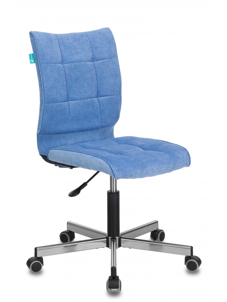 Компьютерное кресло Бюрократ CH-330M/velv86 голубой velvet 86 / крестовина металл