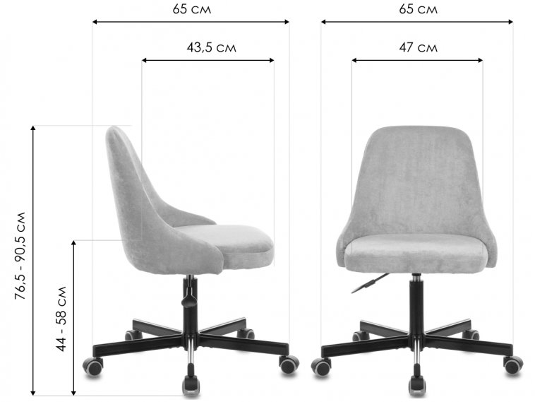 Компьютерное кресло Бюрократ CH-340M black черное