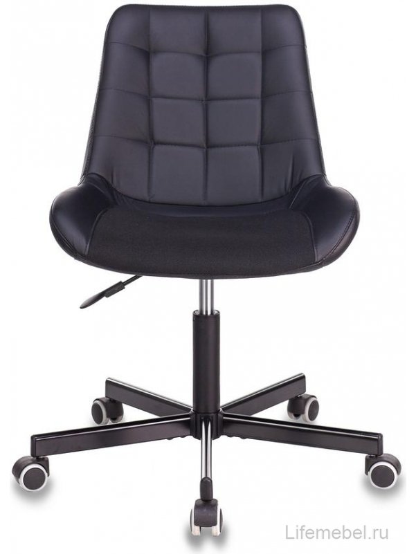 Компьютерное кресло Бюрократ CH-350M black без подлокотников черное