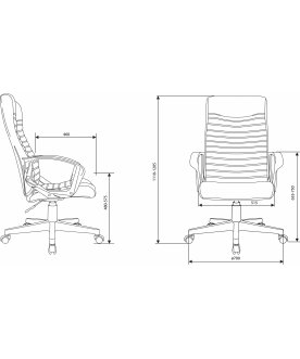 Компьютерное кресто Бюрократ CH-480LT