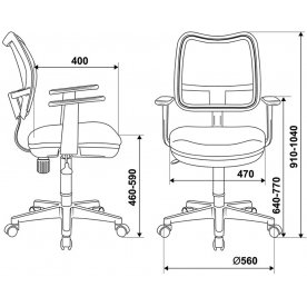 Компьютерное кресло Бюрократ CH-797AXSN