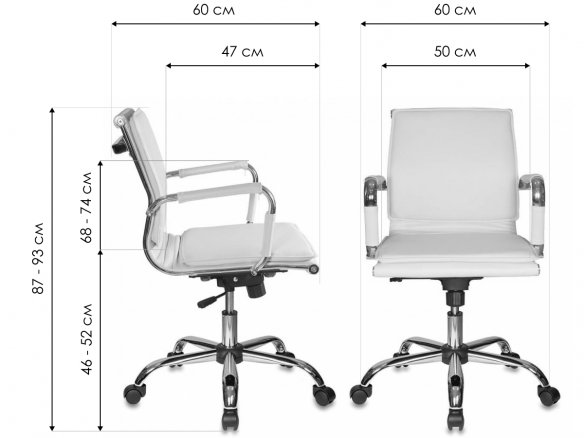 Компьютерное кресло Бюрократ CH-993-Low / Black черное