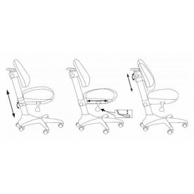 Компьютерное кресло Бюрократ KD-2