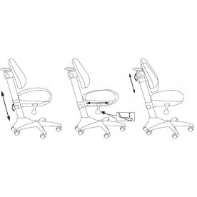 Компьютерное кресло Бюрократ KD-2