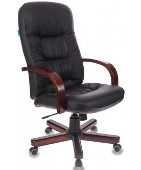 Офисное кресло Бюрократ T-9908 / WALNUT черное