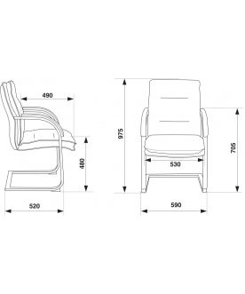 Компьютерное кресло Бюрократ T-9927SL-LOW-V black