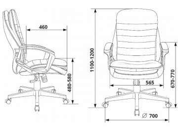 Компьютерное кресло Бюрократ T-9950LT/black