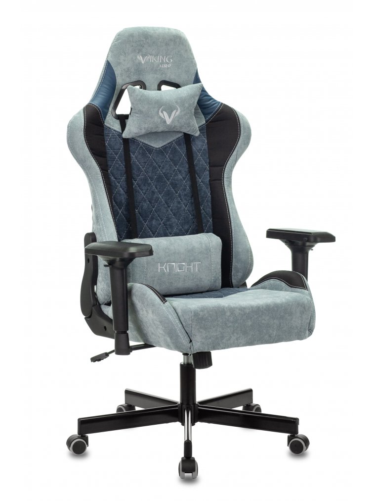 Компьютерное кресло Бюрократ Viking 7 Knight bl Fabric синее