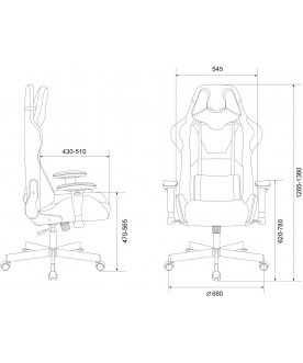 Компьютерное кресло Бюрократ Viking 7 Knight IT20 Fabric