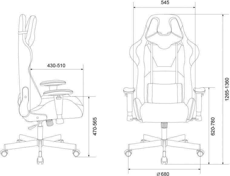 Компьютерное кресло Бюрократ Viking 7 Knight IT20 Fabric черное