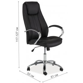 Компьютерное кресло Q-036 черное