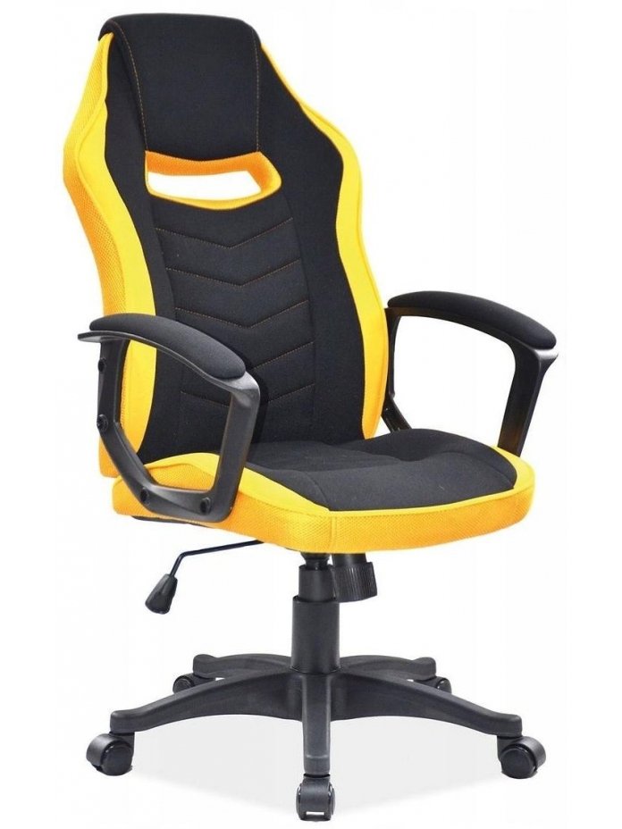 Компьютерное кресло Camaro черное / желтое