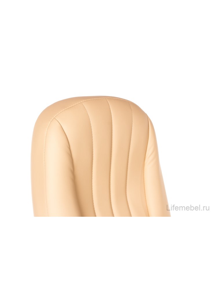 Компьютерное кресло CH767 бежевое из экокожи