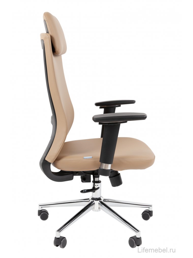 Компьютерное кресло Chairman 500LUX экокожа бежевый