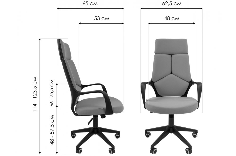 Компьютерное кресло Chairman 525 T02 голубой