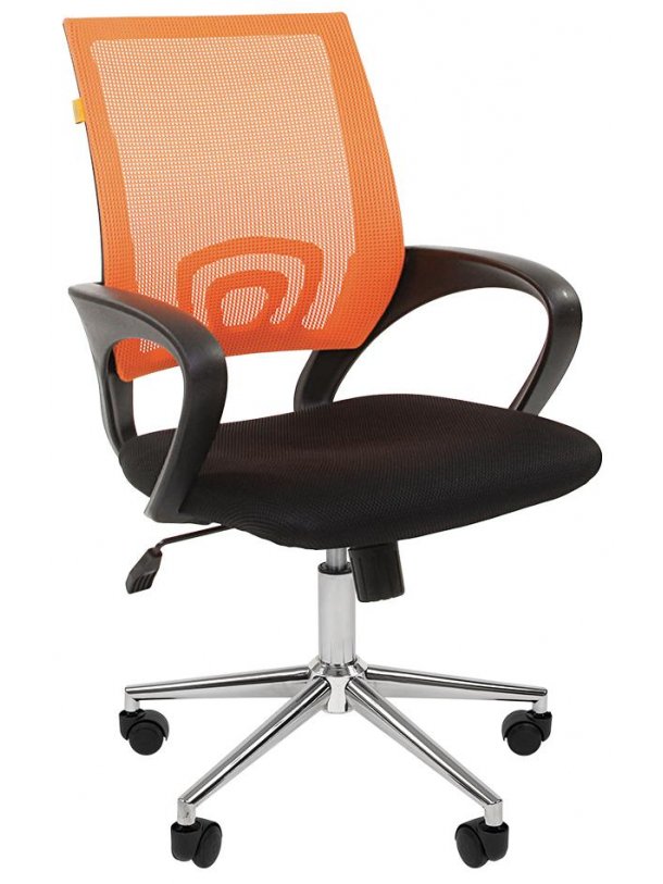 Компьютерное кресло Chairman 696 tw оранжевое / хром