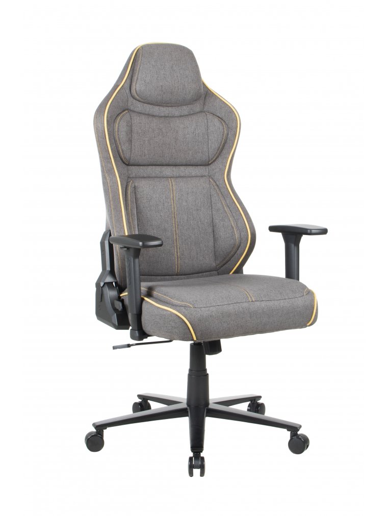 Компьютерное кресло Chairman CH31 темно-серый с желтым кантом