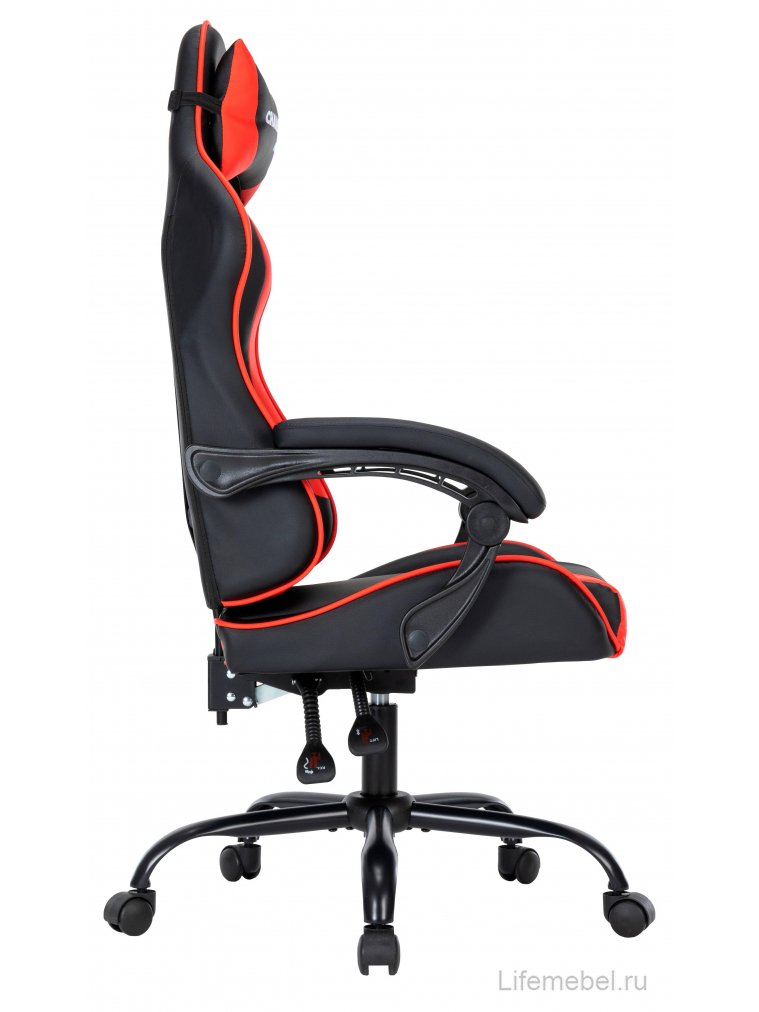 Компьютерное кресло Chairman CH41 экокожа черно-красный