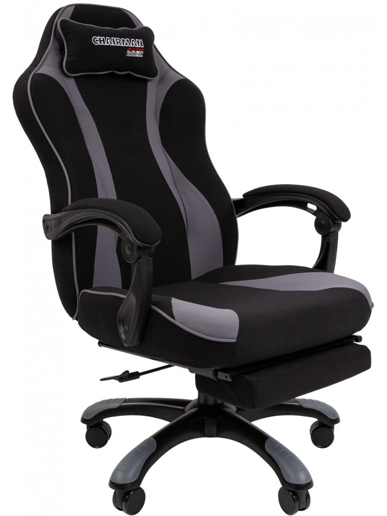 Компьютерное кресло Chairman game 35 черое / серое