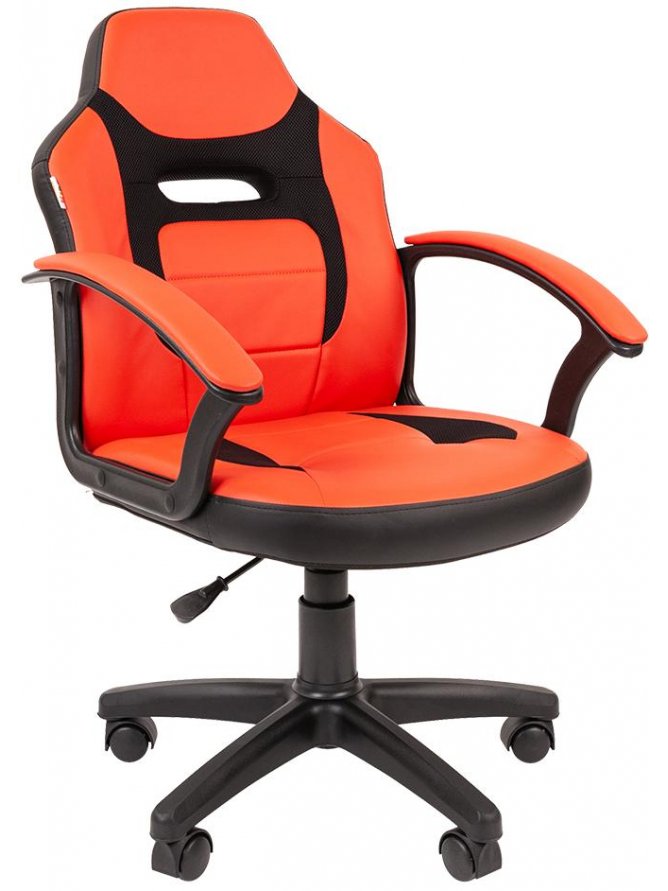 Компьютерное кресло Chairman kids 110 черный / красный