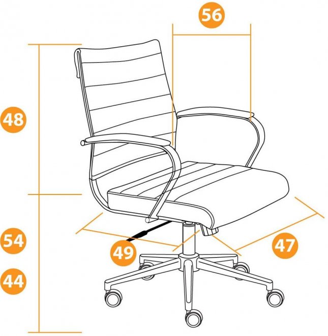Компьютерное кресло City-Low черное