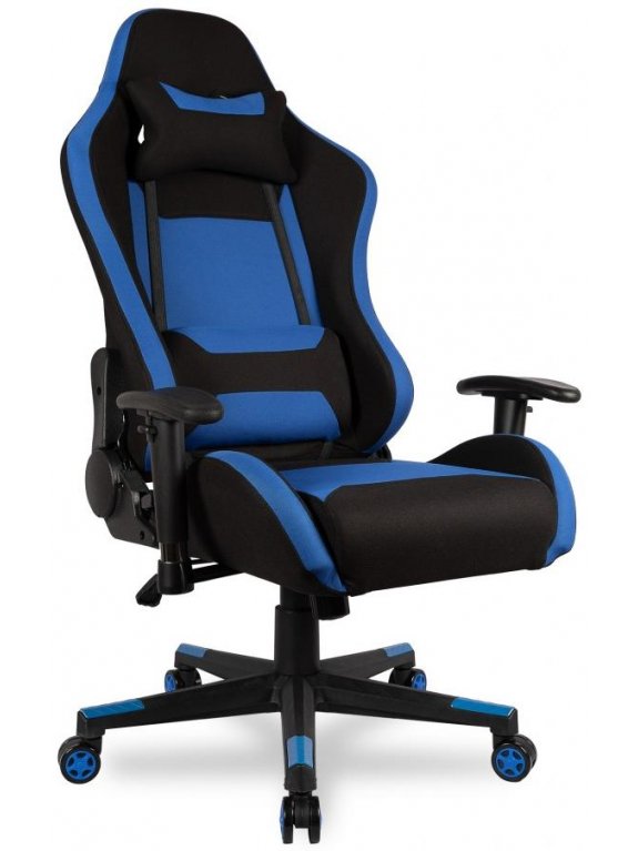 Компьютерное кресло College BX-3760 Black / Blue черное / синее