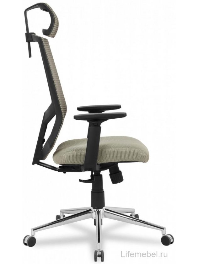 Компьютерное кресло College HLC-1500HLX Grey серое