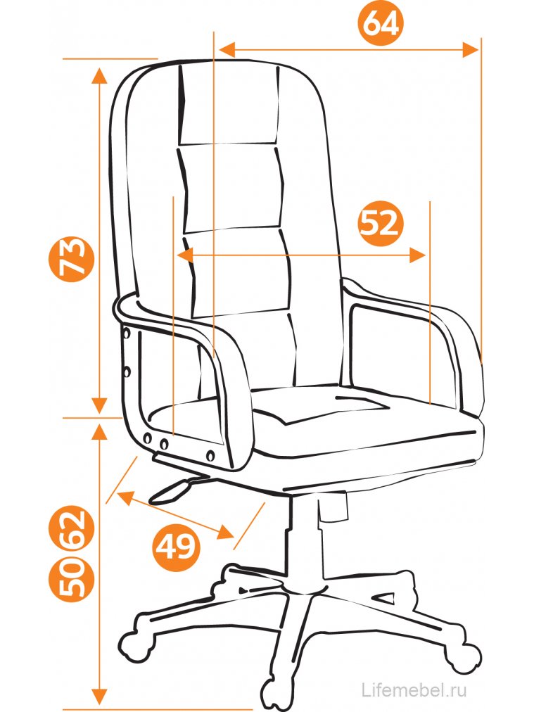 Компьютерное кресло «Девон» (Devon) бордо