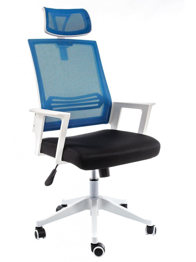 Компьютерное кресло Dreamer белое / черное / голубое