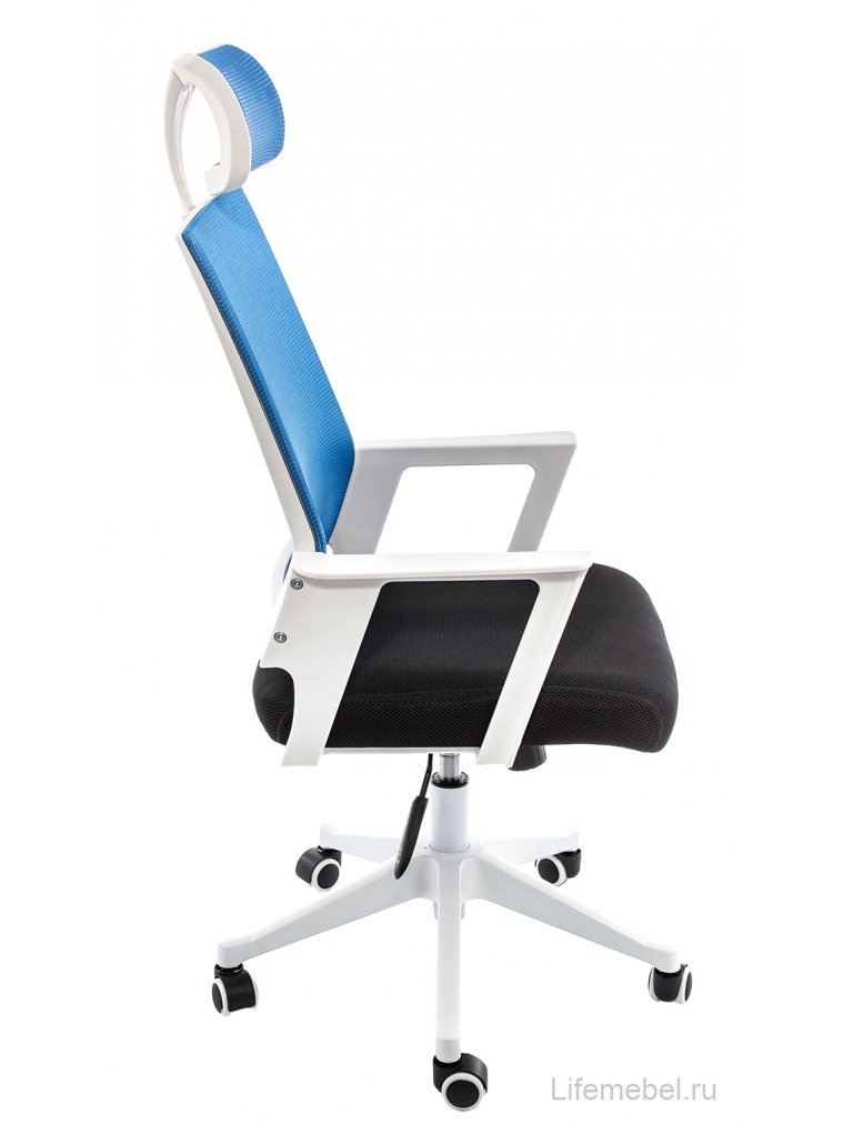 Компьютерное кресло Dreamer белое / черное / голубое