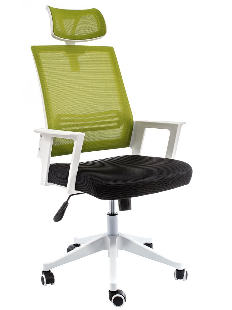 Компьютерное кресло Dreamer белое / черное / зеленое